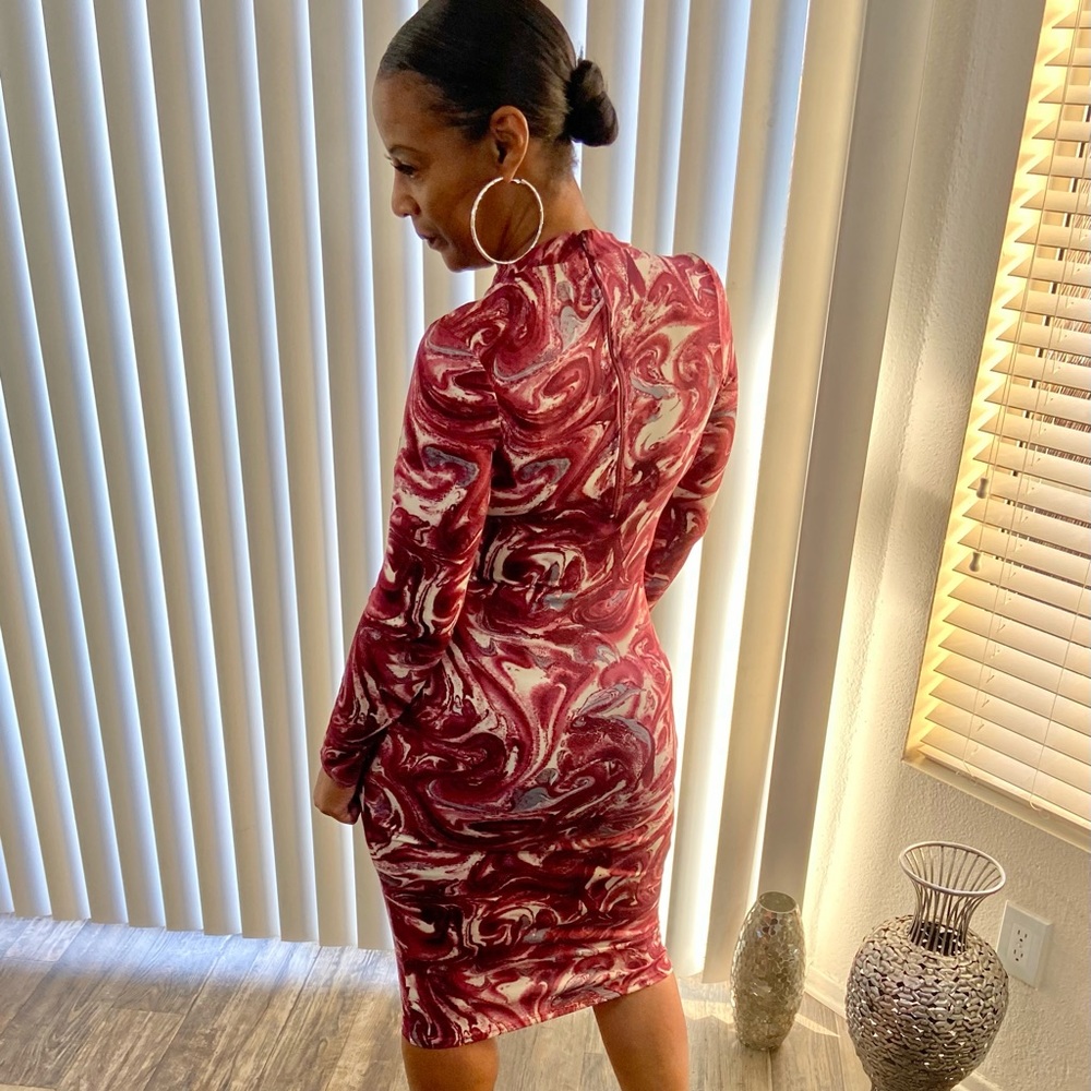 Sexy Swirls of Color Midi